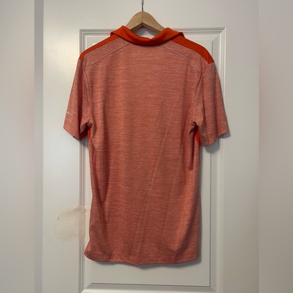 Columbia MLB Orange Polo Shirt Vibrant Athletic Style World Series 2017 Astros - Picture 6 of 7